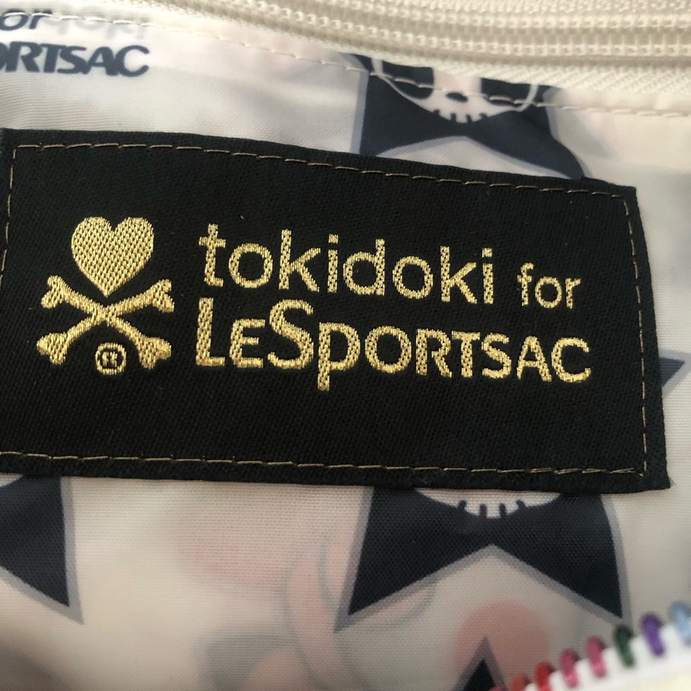 tokidoki LeSportsac White Nylon Exterior Crossbody Bag - Picture 8 of 9
